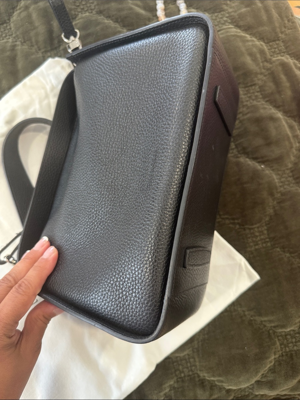 The Horse Black Pebbled Leather Bag - Picture 6 of 6